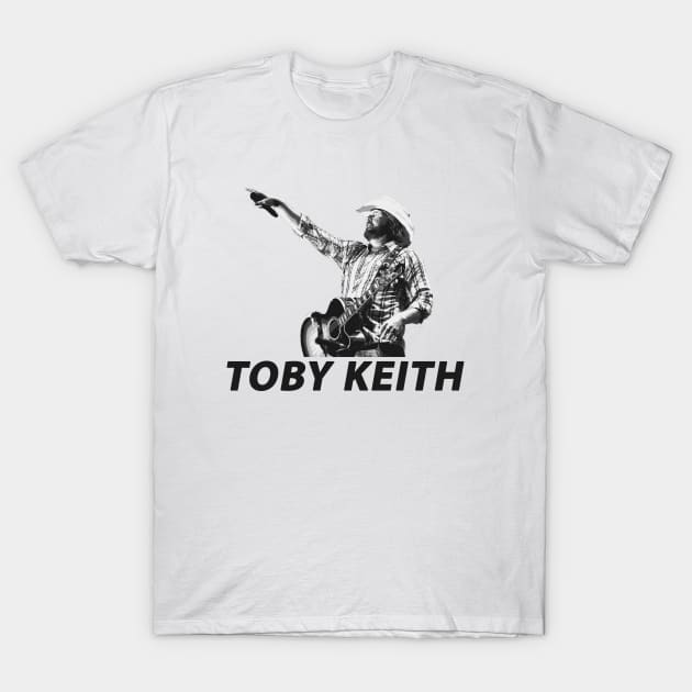 Toby Keith | In Memories | Retro BW T-Shirt by elmejikono